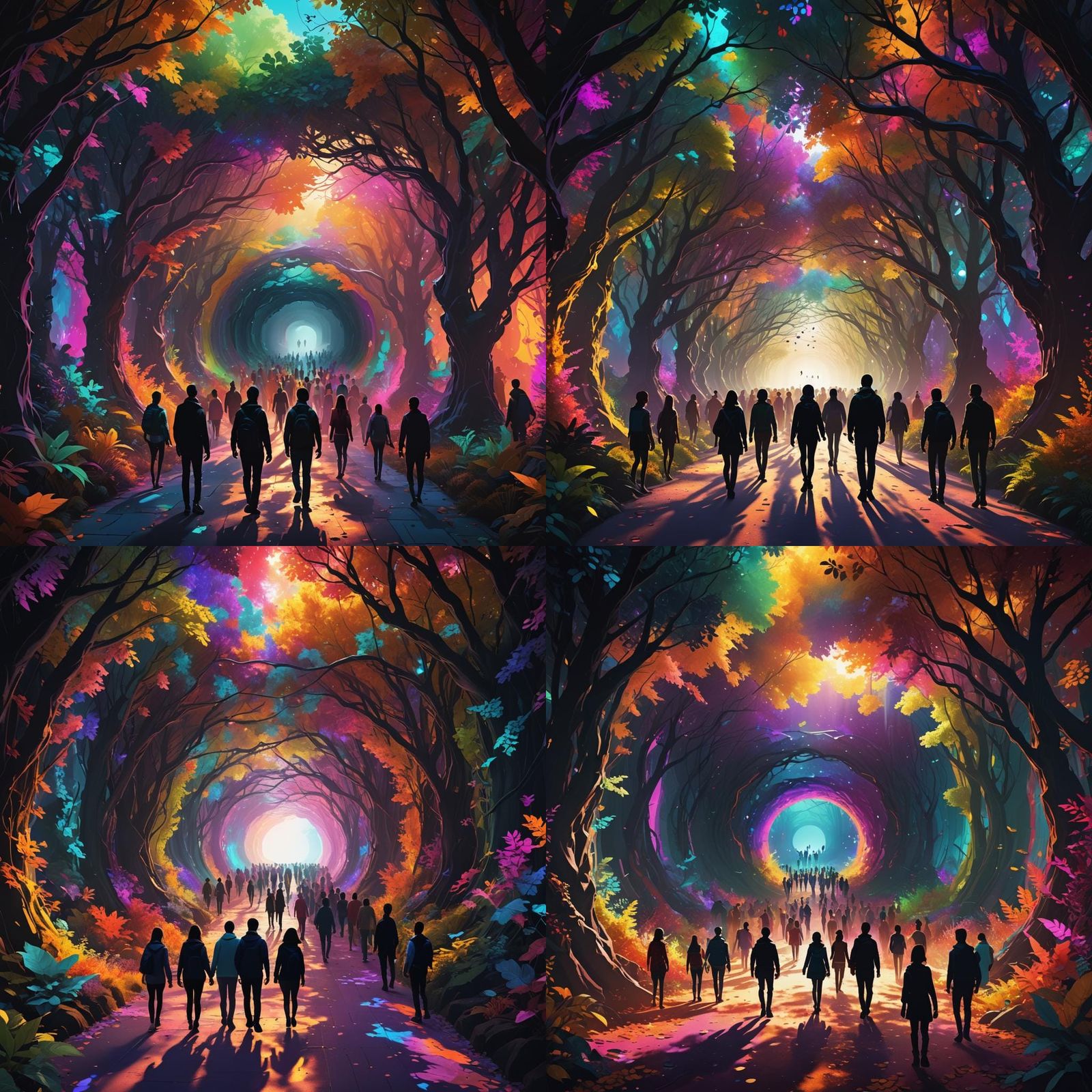 Portal to a Metaverse: Volumetric Lighting Concept Art