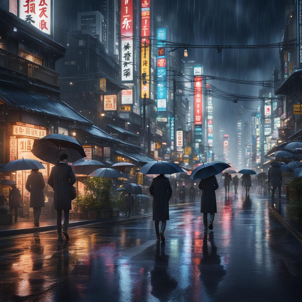 Tokyo at night