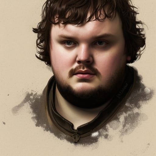 Actor John Bradley as Game of Thrones Character Samwell Tarly