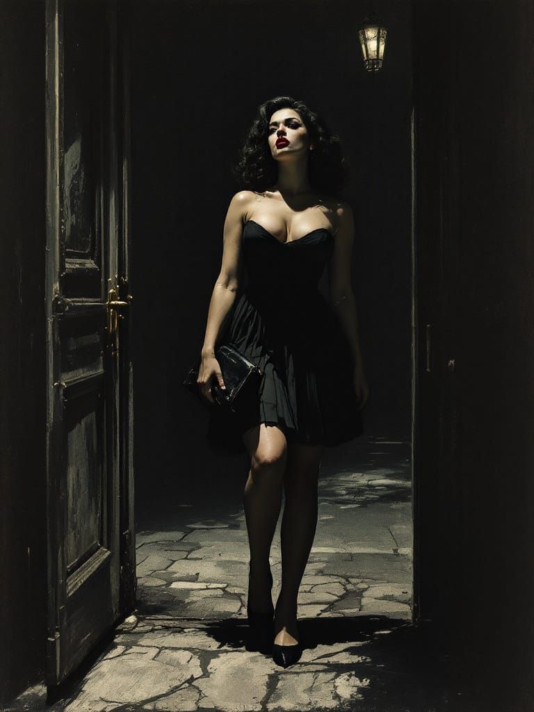 Goya and Kollwitz Inspired Gothic Pin-Up