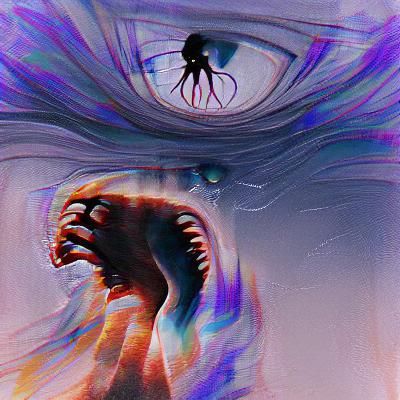 Minimalist Shadow Figure in Dark Doorway