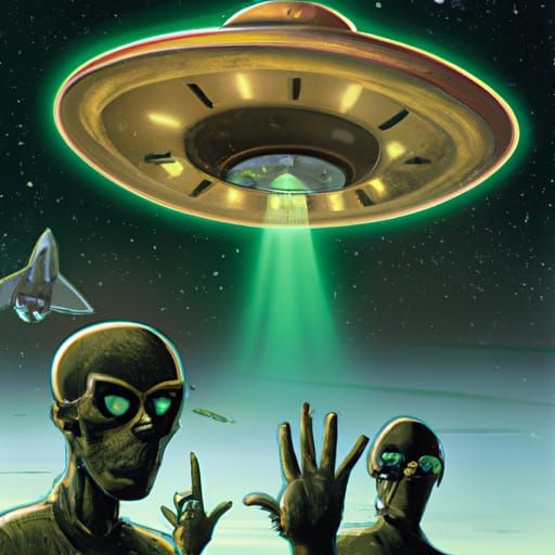 alien invasion, ufo Mark Brooks and Dan Mumford, comic book art, perfect, smooth