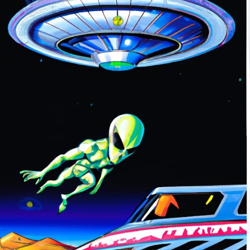 alien invasion, ufo Mark Brooks and Dan Mumford, comic book art, perfect, smooth