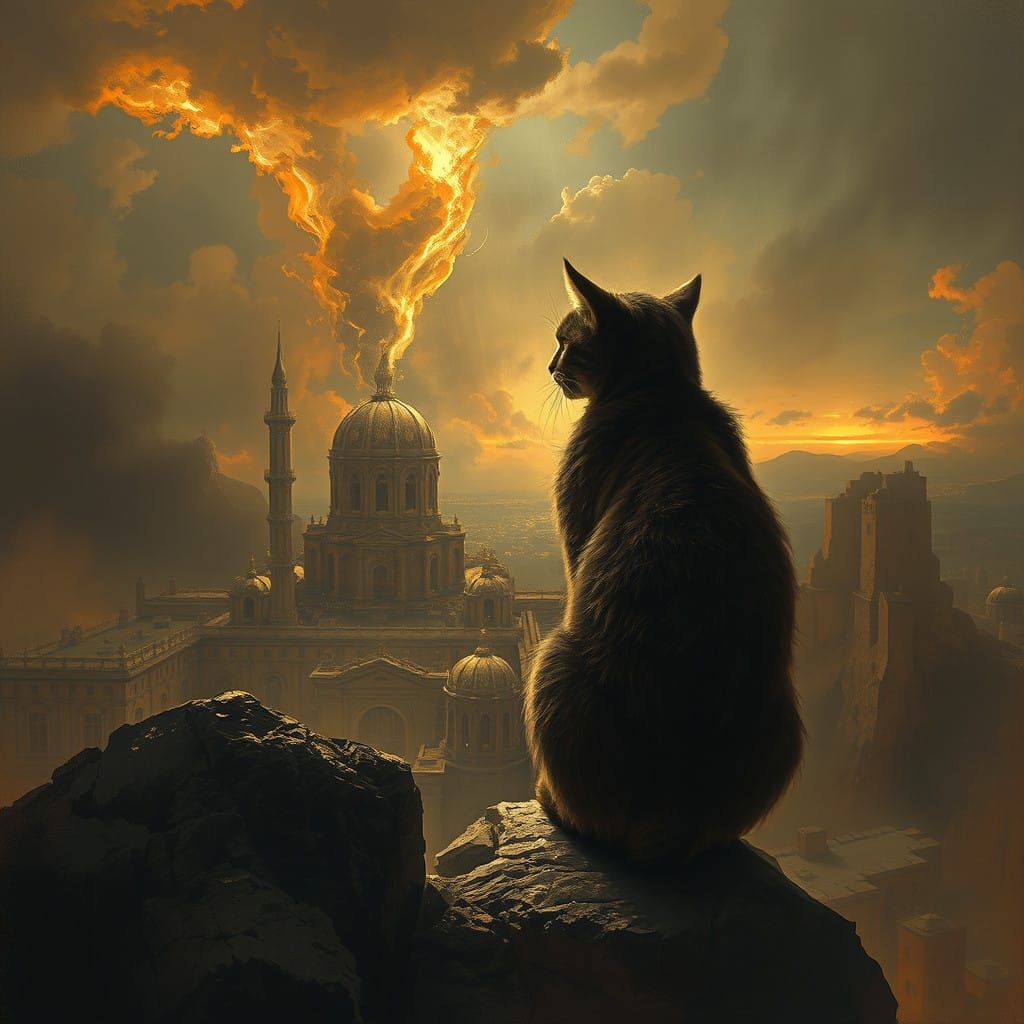 Surreal Cat Reveals Dark, Haunting Landscape in Cyberpunk St...
