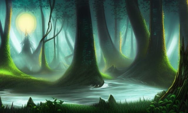 Forest from an adventure game