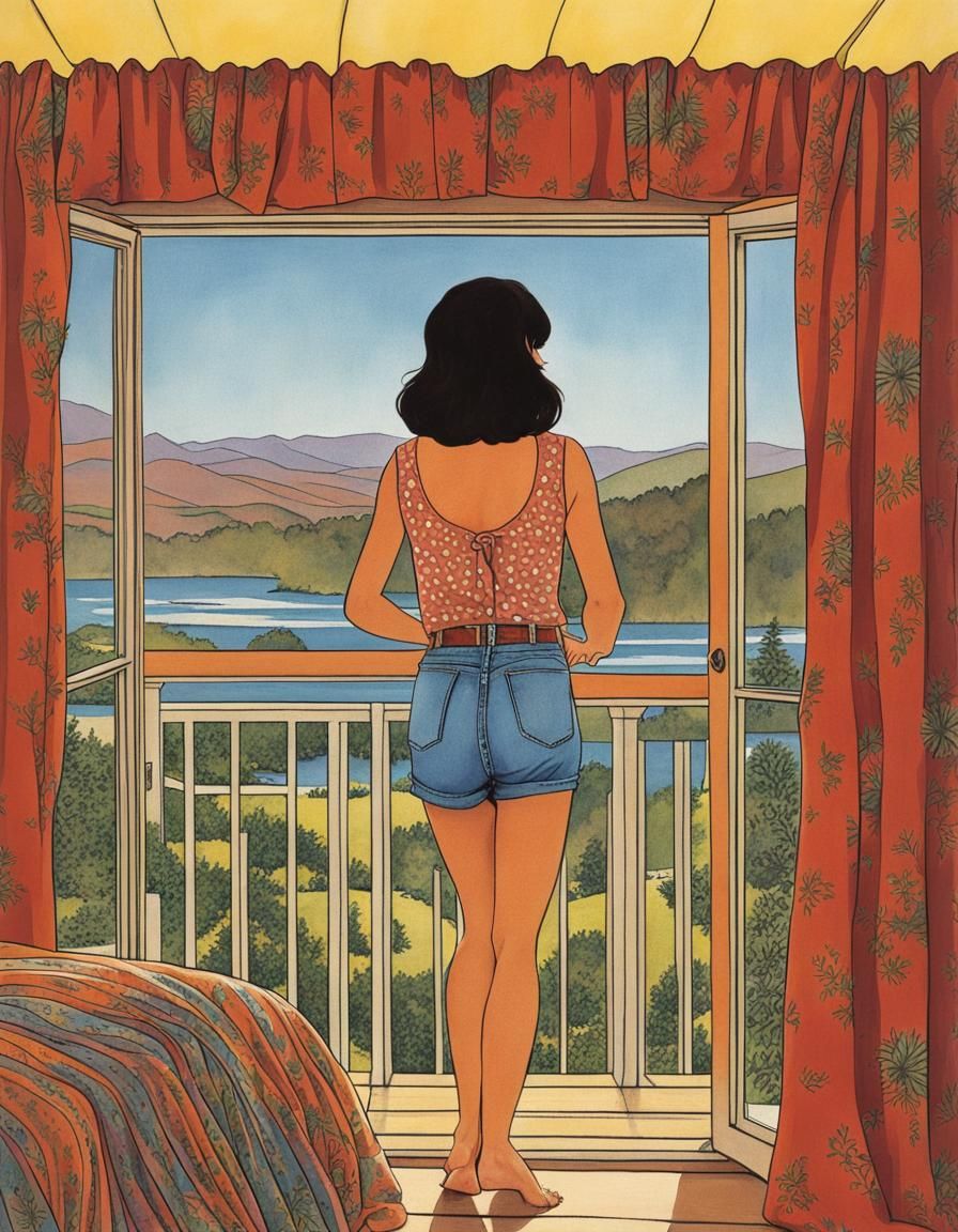 Dreamy Bedroom View in Soft Focus