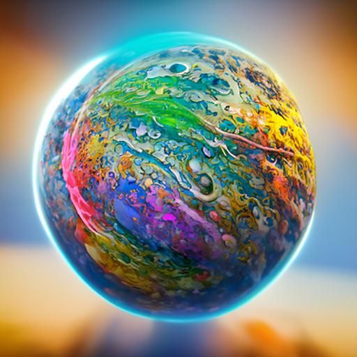 Colorful Jupiter in Watercolor Cryengine Style