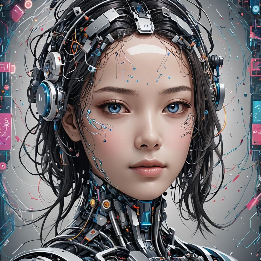 Abstract Beauty Generated by AI