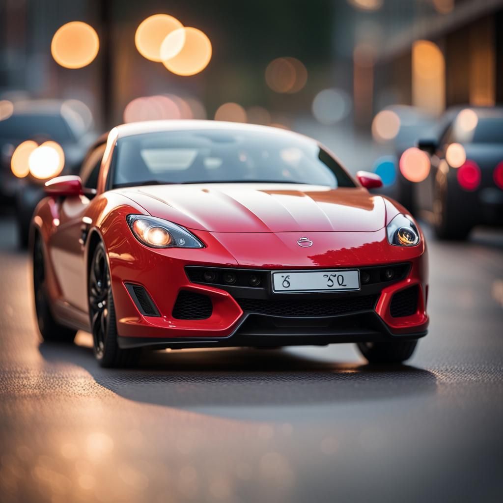 Professional Car Photography with Bokeh Effect