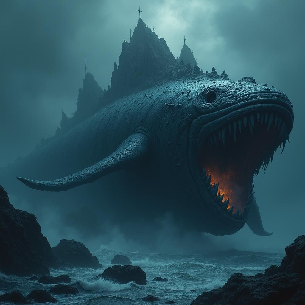 Gargantuan Turtle-Whale Hybrid Rises from the Deep