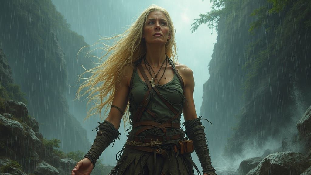 Unbroken Spirit in Turbulent Storm