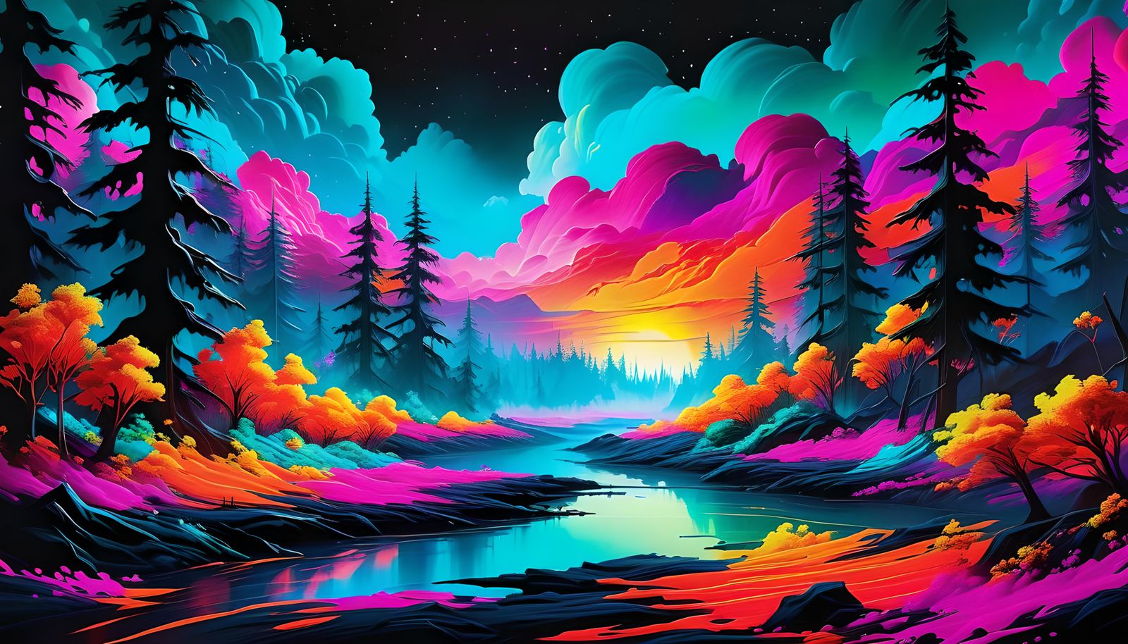 Neon forest