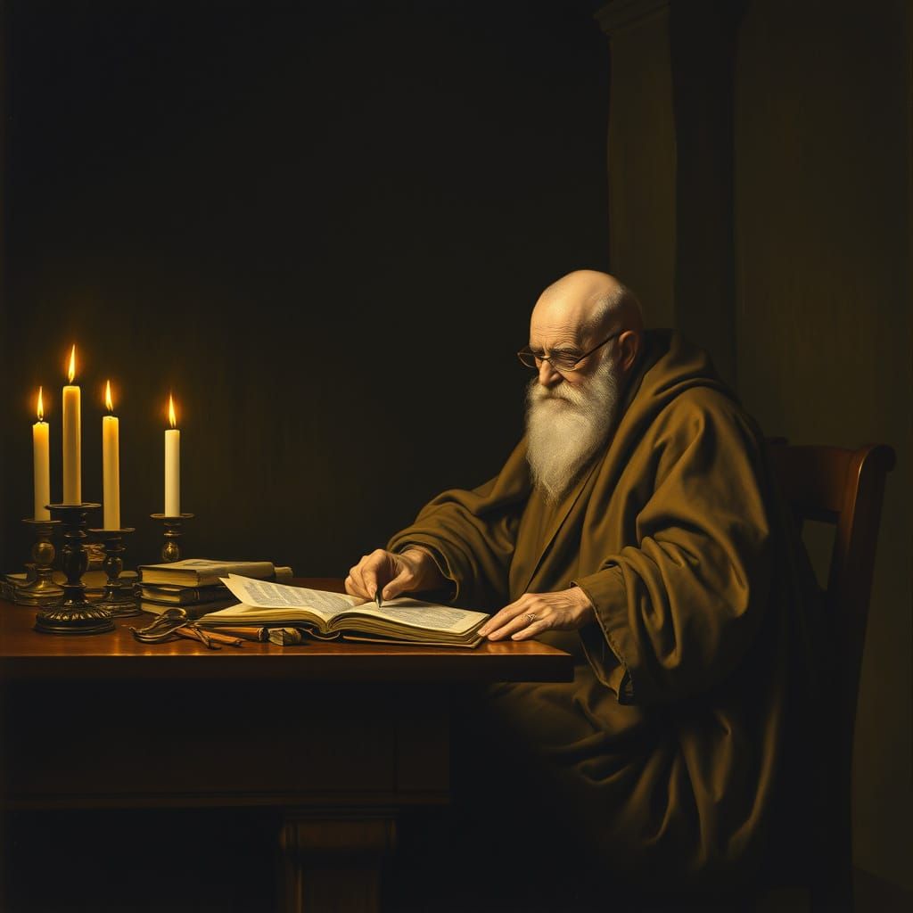 Saint Jerome Contemplating, in Renaissance Style