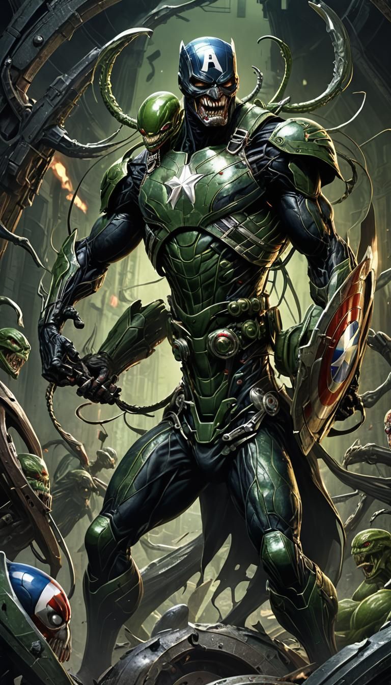 Dark Fantasy Fusion Character Ready for Battle