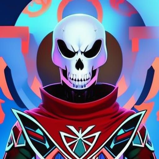 Sans from Undertale: Detailed Matte Painting