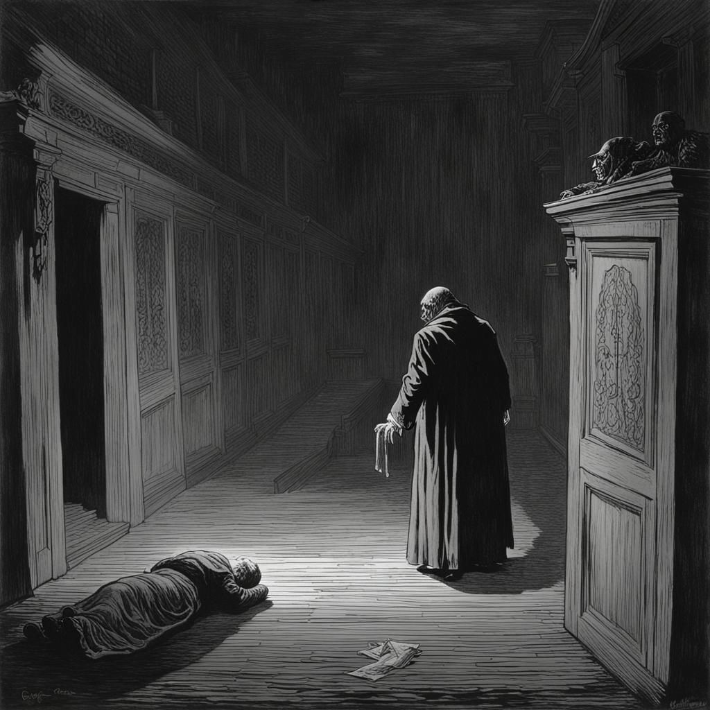 The Exorcist: Dark Horror Engraving