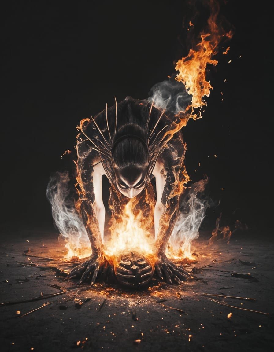 I will set my soul on fire. What have I become? I’m sorry.