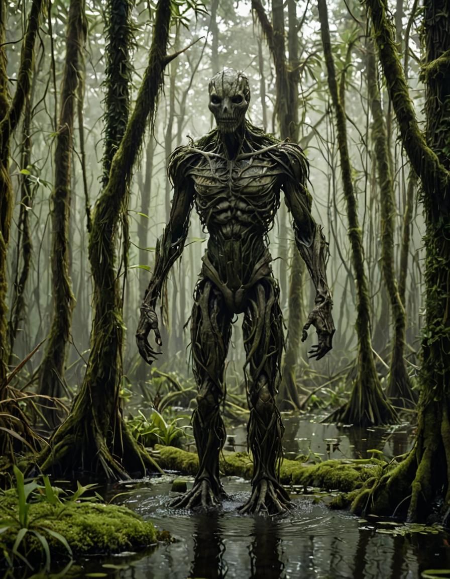 Terrifying Swamp Creature Rises from the Depths