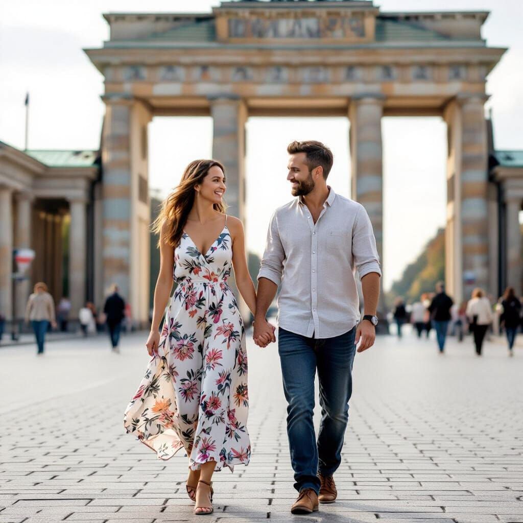 Spanish Couple in Berlin: A Heartwarming Stroll