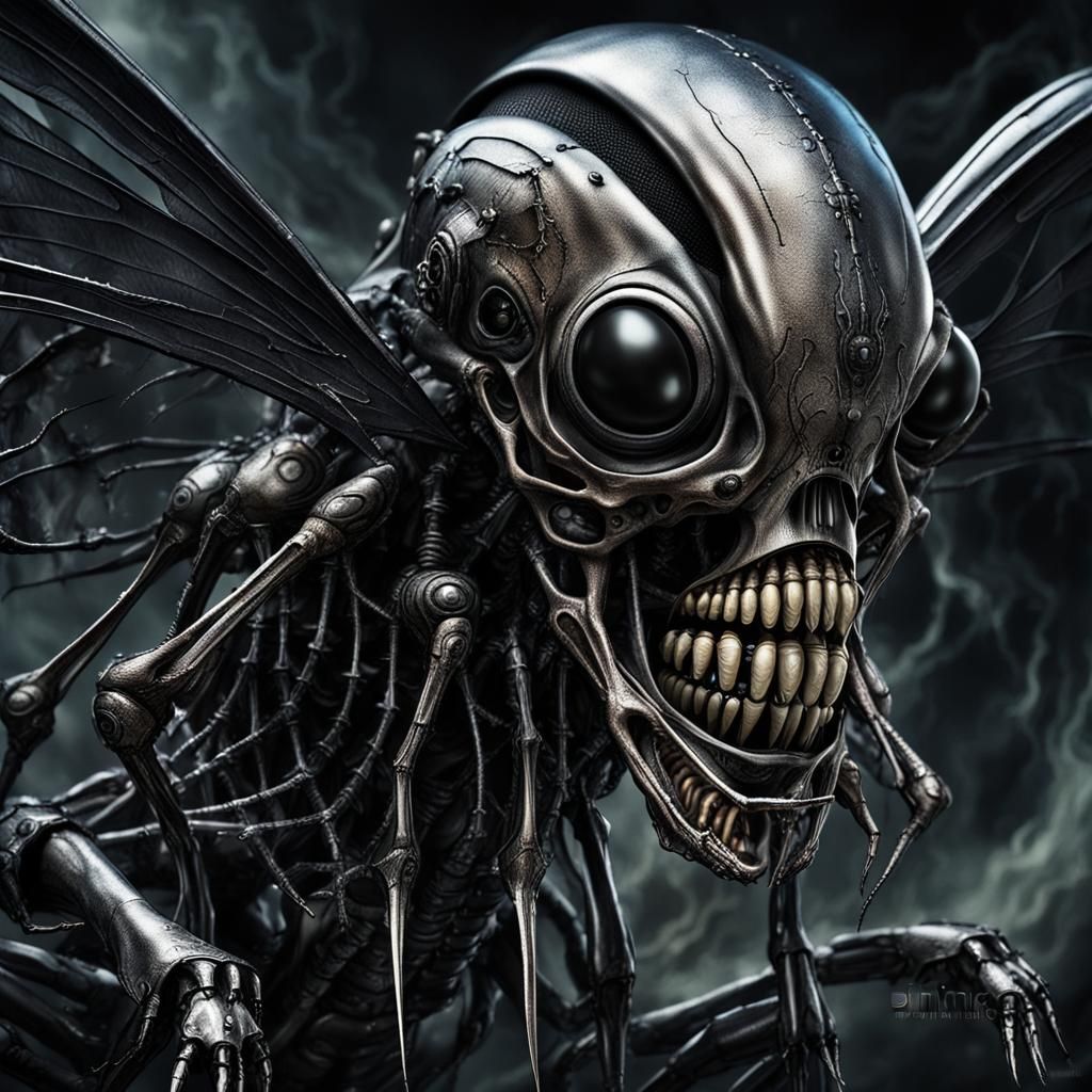 H.R. Giger Fly Creature