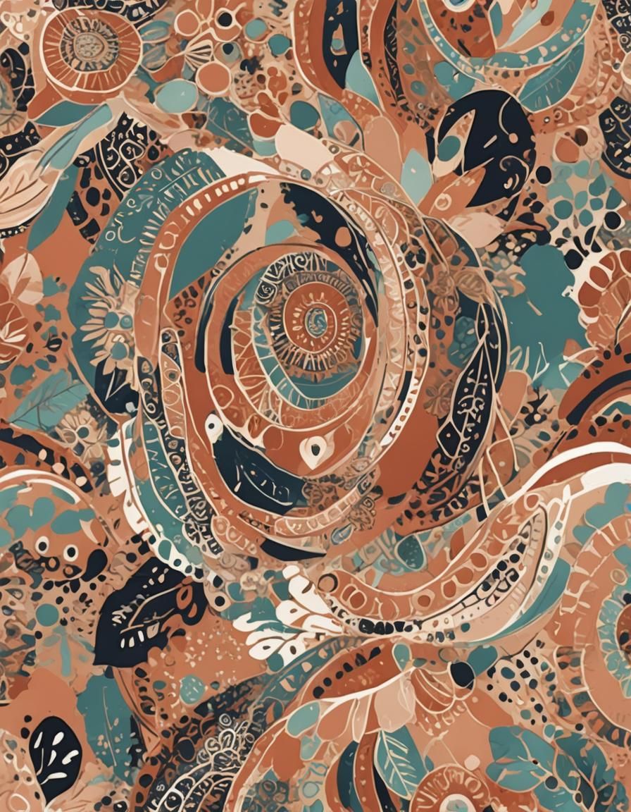 Boho Print, Boho Wall Art, Abstract Poster, Custom Wall Art,...