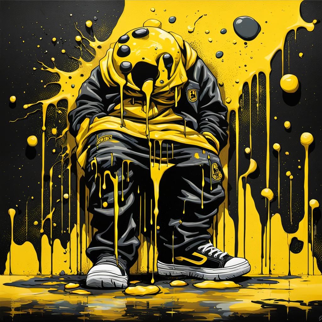Wu-Tang Inspired Graffiti Art in Space Drips