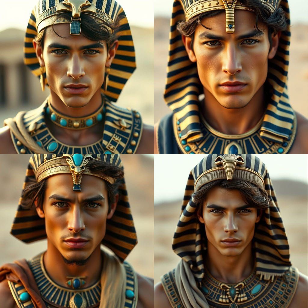 Portrait of a Beautiful and Elegant Man