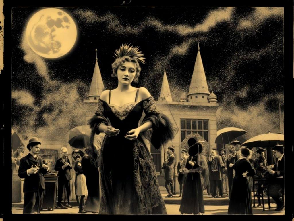 Gloria Swanson Berlin Cabaret Poster in Weimar Style