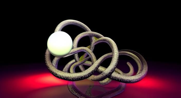 Eldritch Flow of Time: Surreal Technical Illustration