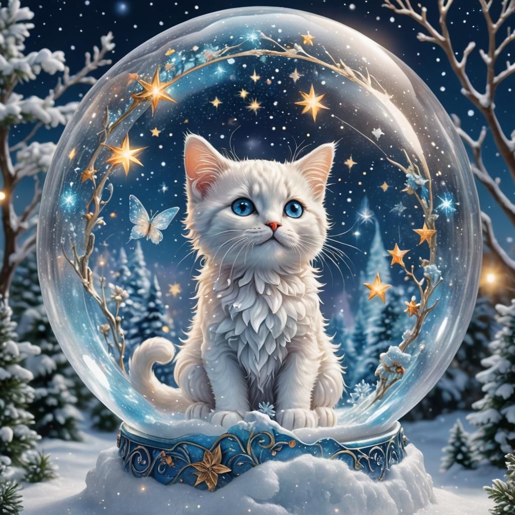 Looking through the snow globe.