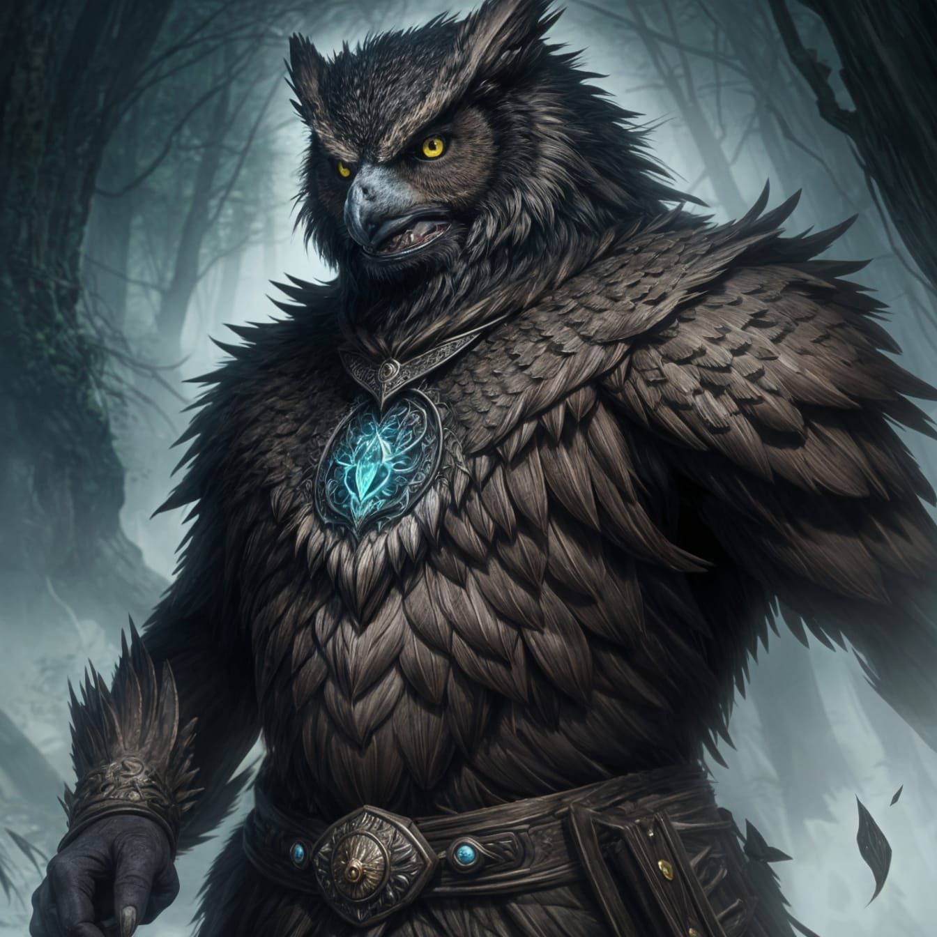 Majestic Owlbear: Bear Power Meets Owl Wisdom