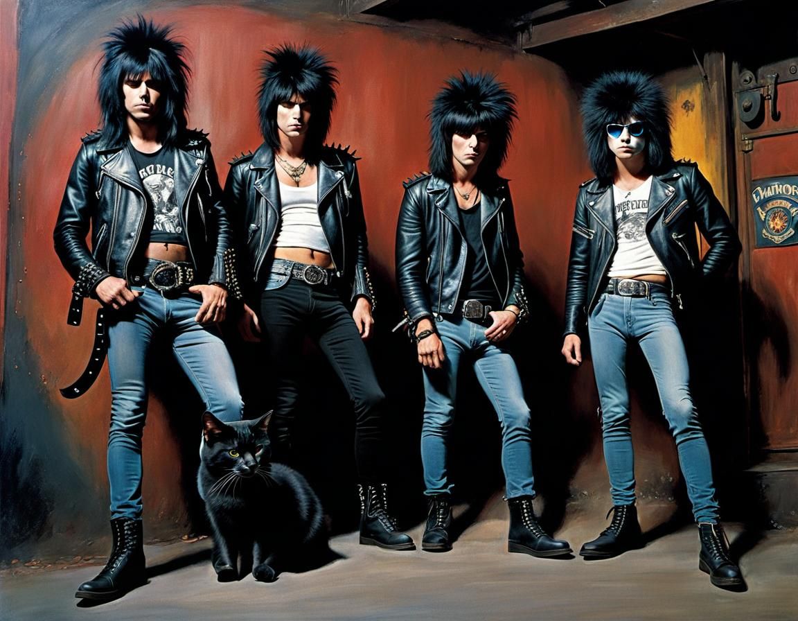 Punk Rock Cats Channel the Ramones