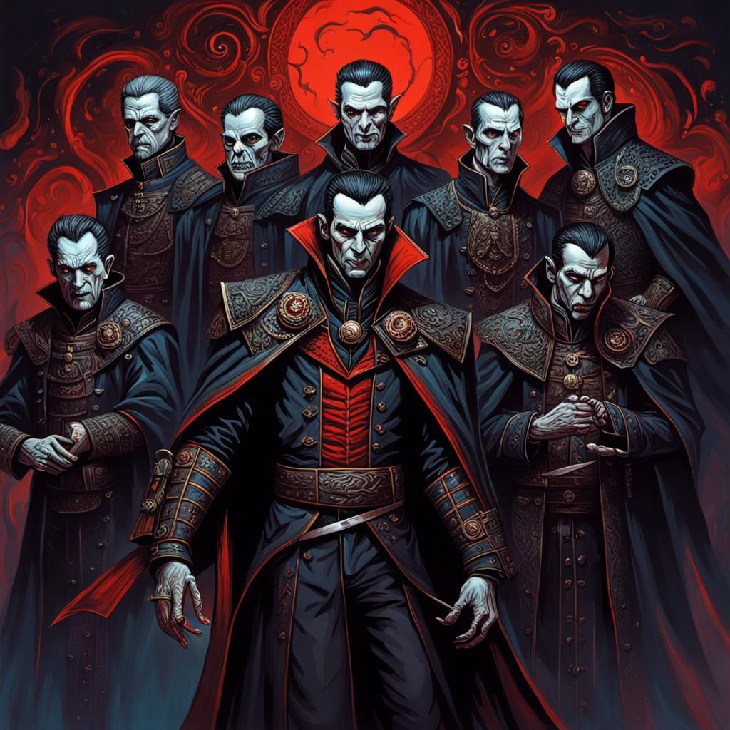 Tzimisce Vampire Commands Retainers: Abstract Art