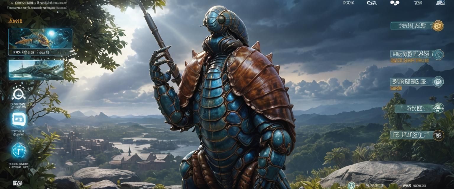 Giant Army Isopod Gazing Out Mystical Window