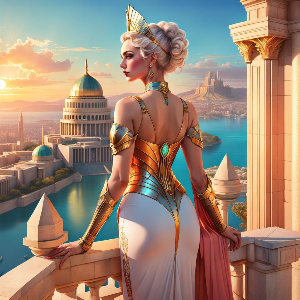Immortal Queen Overlooks Her Ancient Capital City