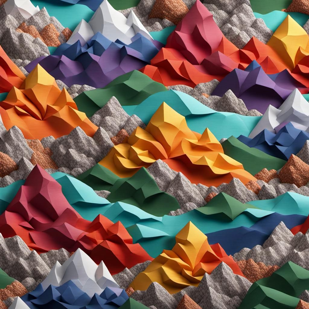 Texture mountainscape