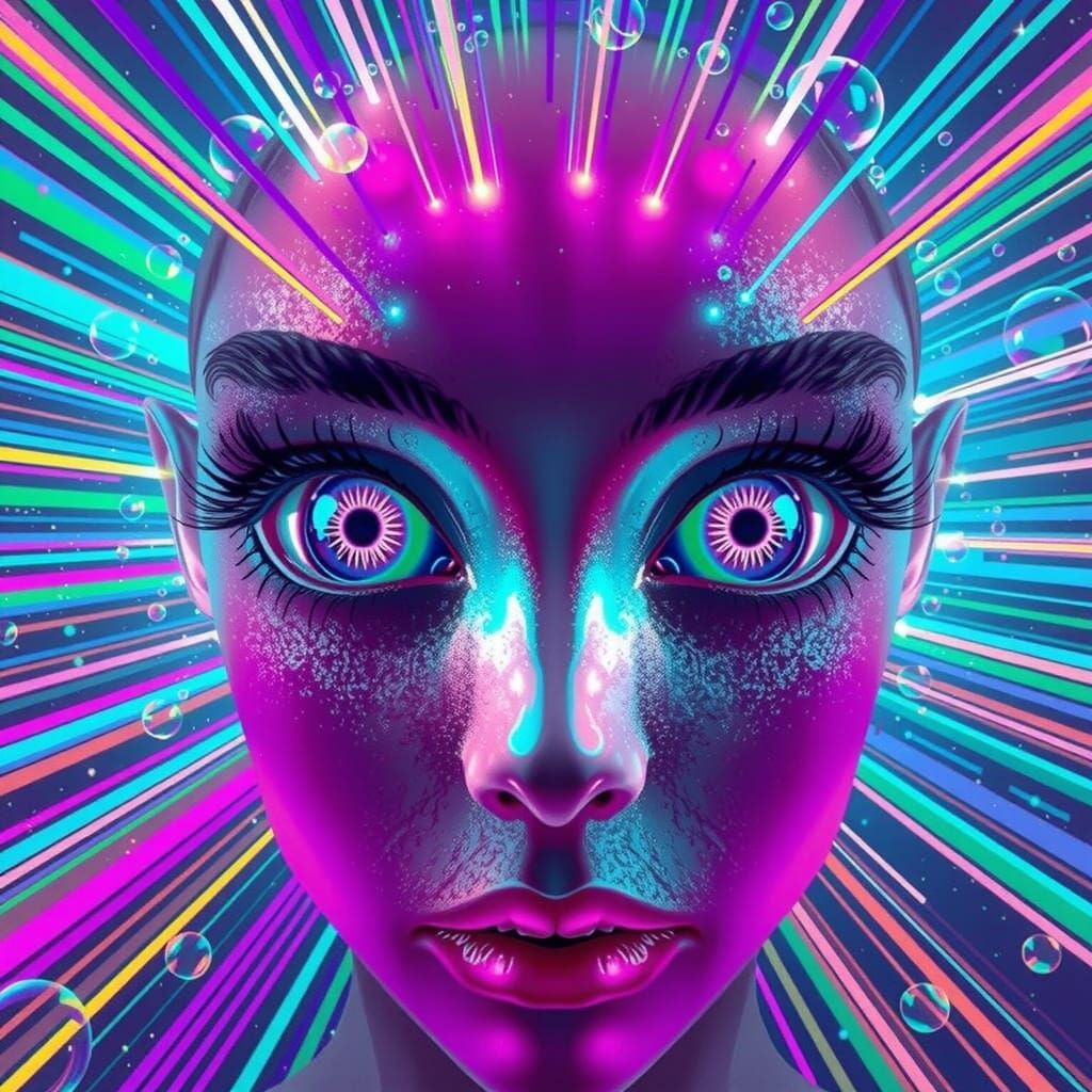 Exploding Eyes in Multi-Dimensional Bubbles