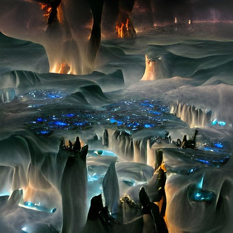 Futuristic City in Galaxy with Alien Forests