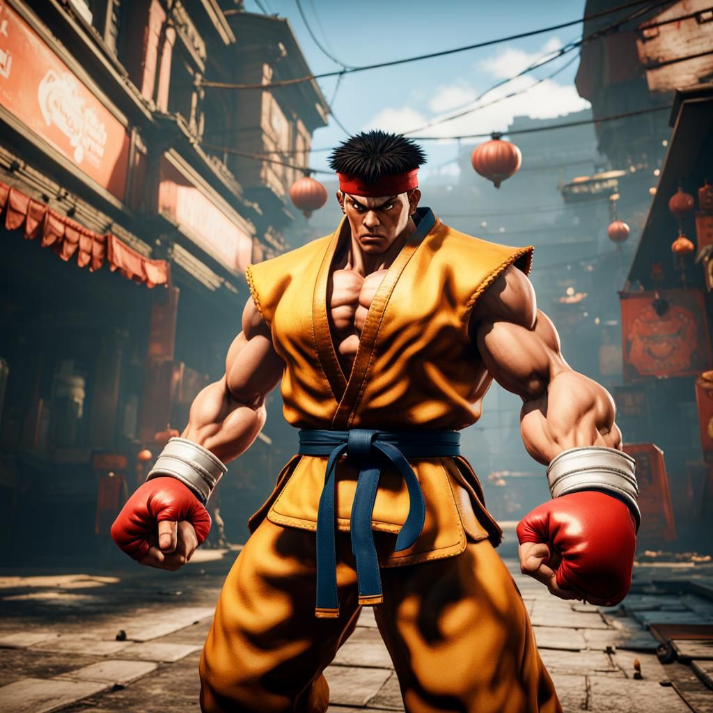 Street Fighter: Epic 3D Game Cinematic Graphics