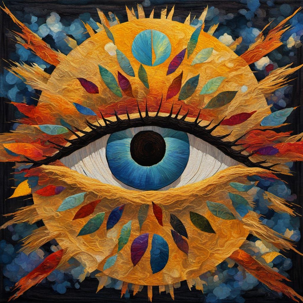 Vibrant Tapestry: A Weathered Face in Fauvism Style