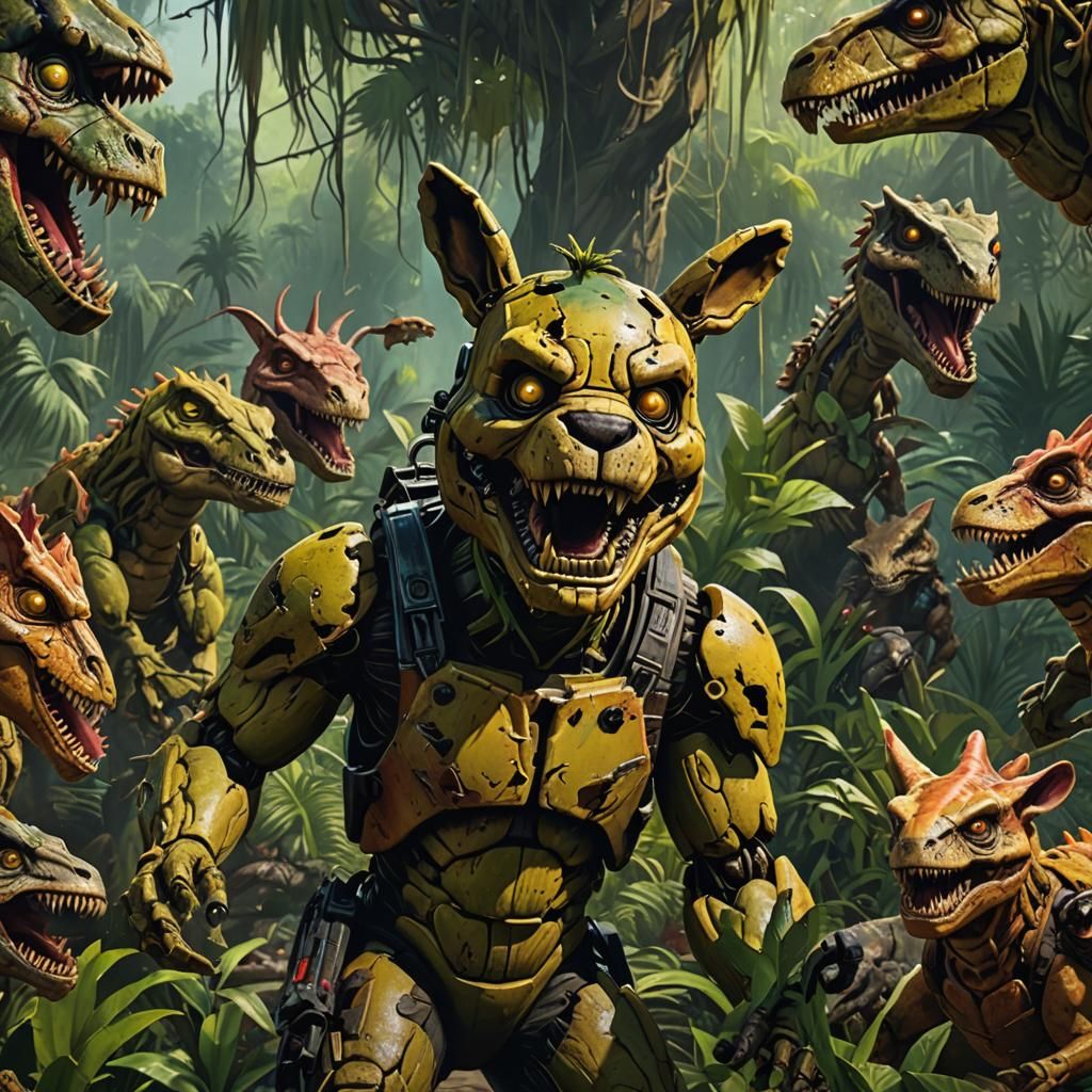 Springtrap in Jurassic Park