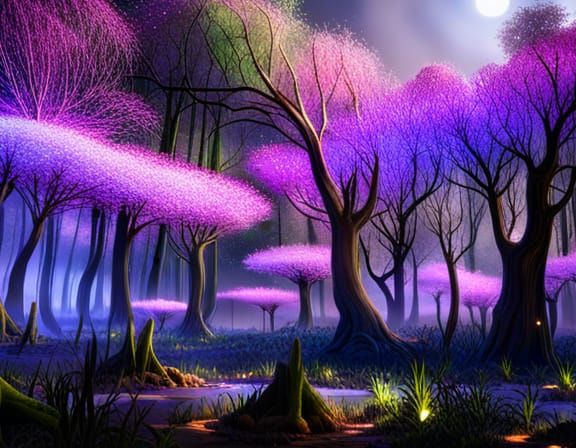 Enchanted Forest: Fairies, Fireflies, and Bioluminescence