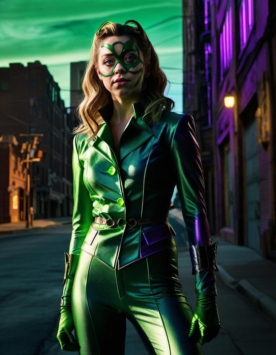 Sydney Sweeney as Athletic Riddler in Batman Universe