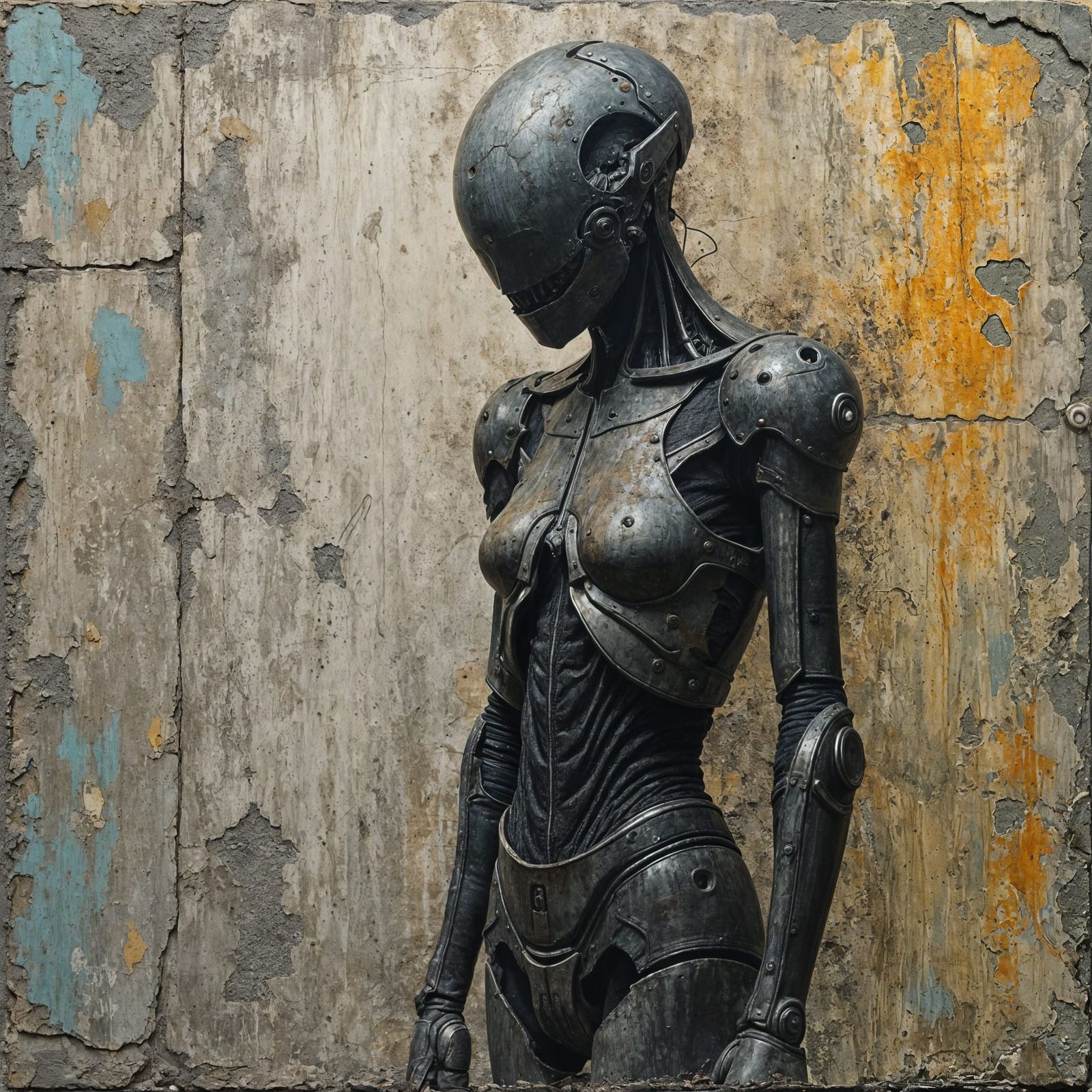 Grunge Art: Distressed Textures and Earthy Tones