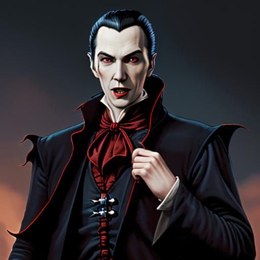 Count Dracula as Star Wars X-Wing Pilot