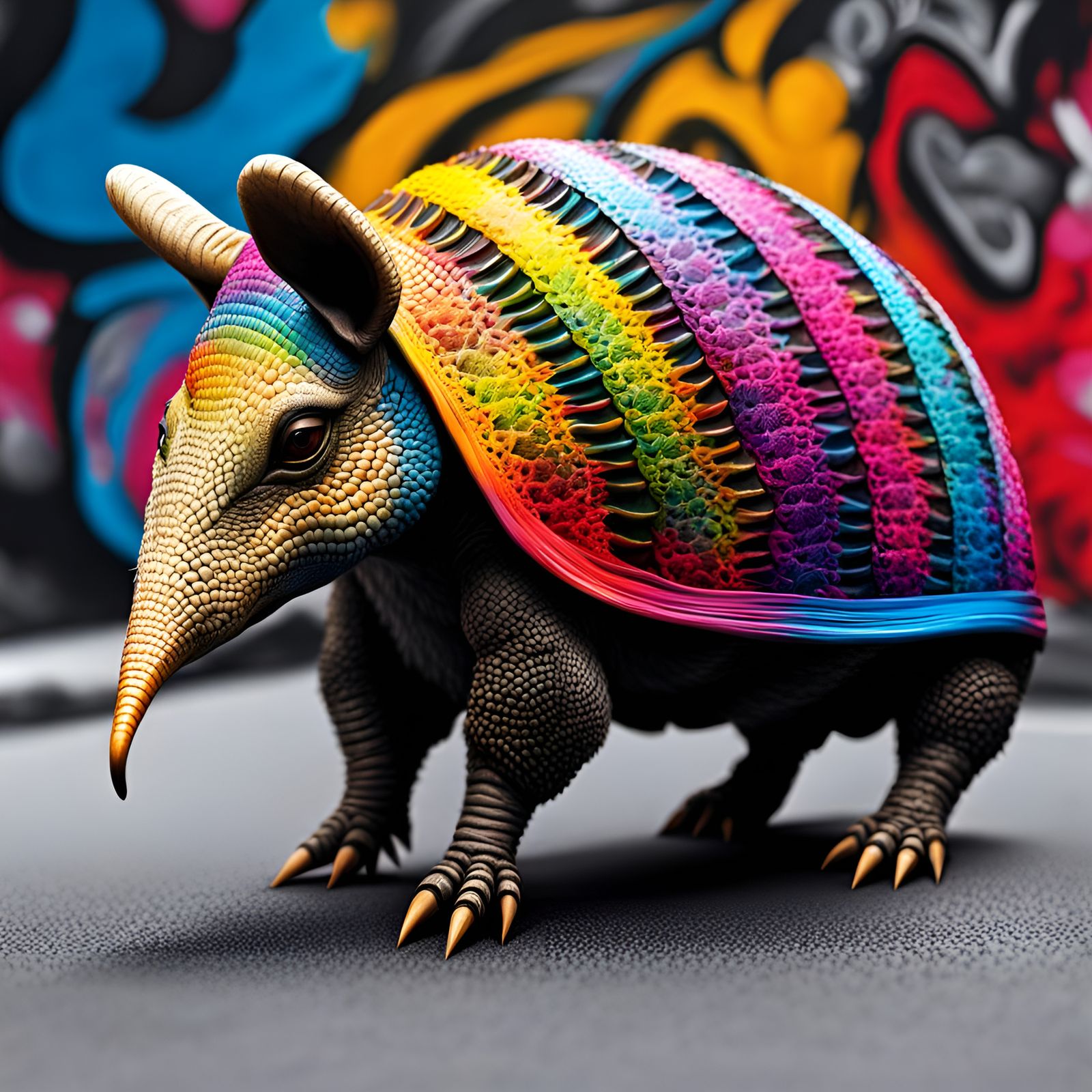 An armadillo animal