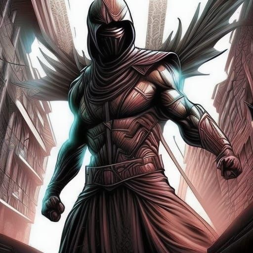 Noob Saibot Comic Book Art