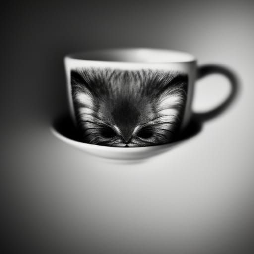Animal Portrait in Teacup by Jeffries & Albi