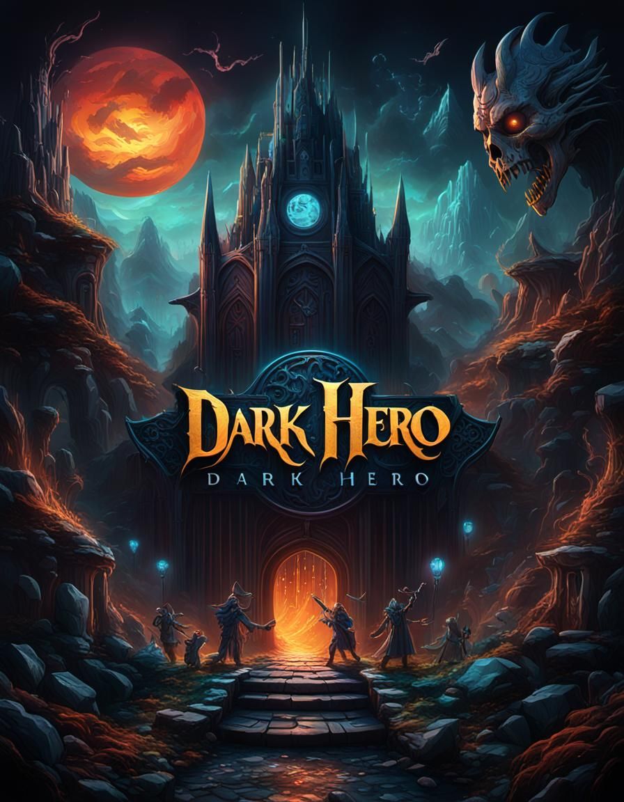 Fantastical Record Sleeve Art: "Dark Hero"
