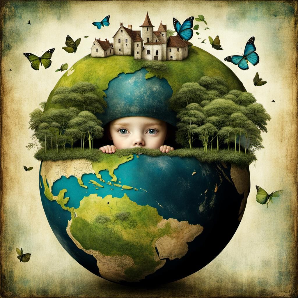 Earth Day Celebration: A Digital Art Masterpiece